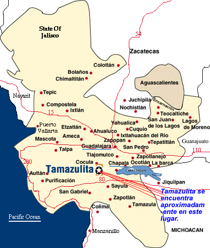 mapa de Jalisco